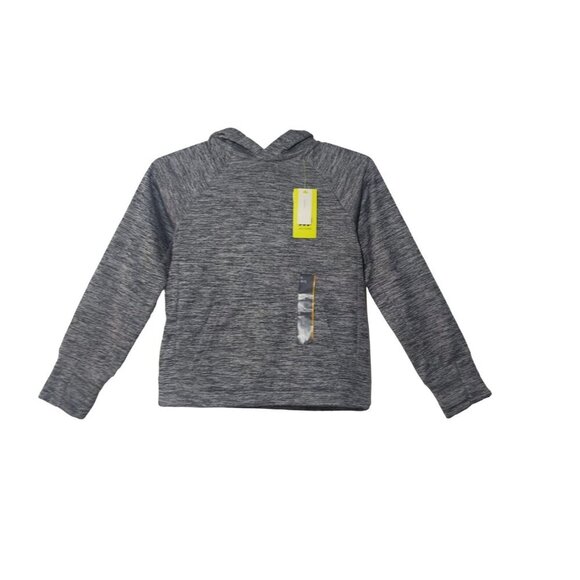 All In Motion Youth Pullover Hoodie S (6/7) Heather Gray With Thumbholes, NWT - Picture 1 of 7